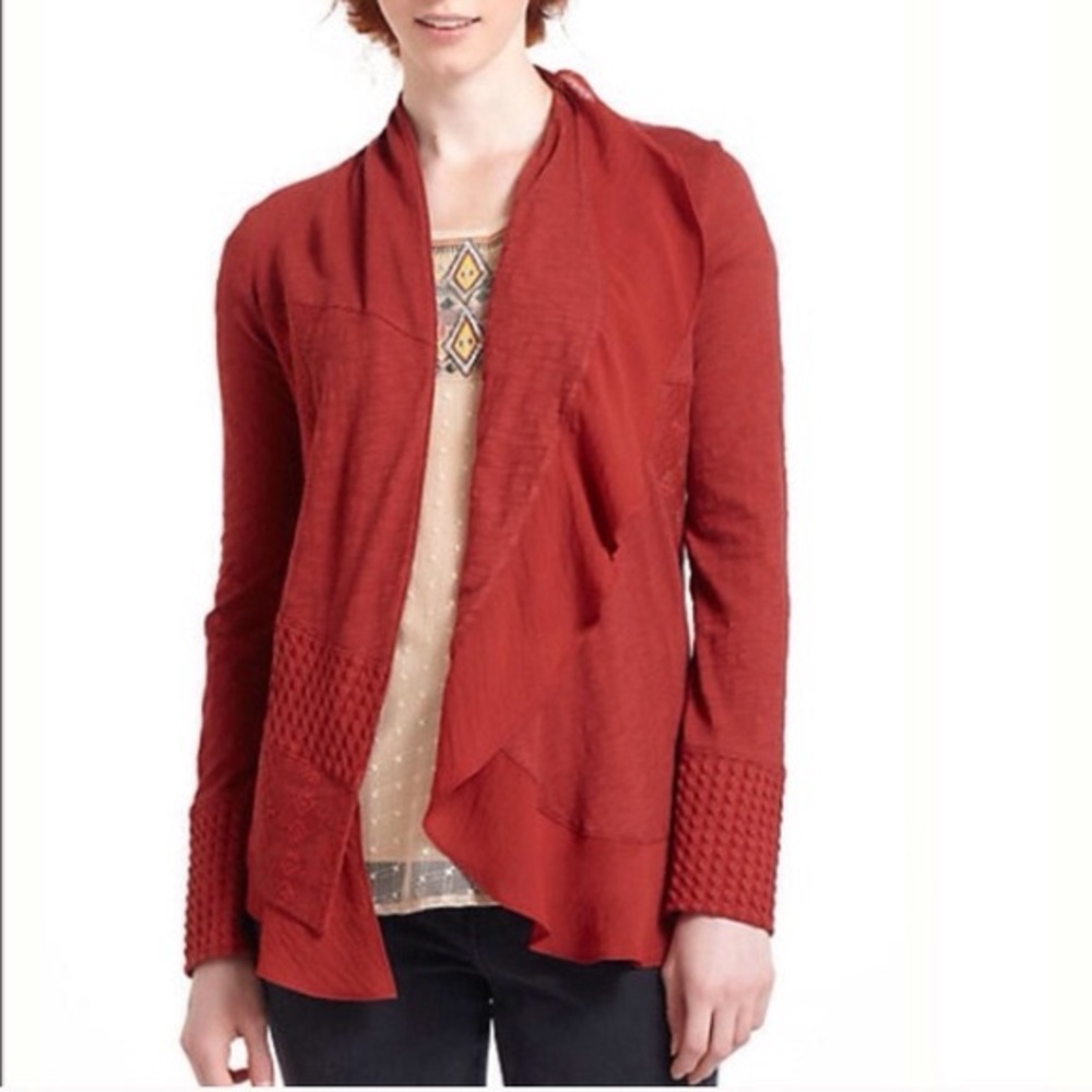 Meadow rue Anthropologie paso double cardigan NWT - Picture 2 of 8